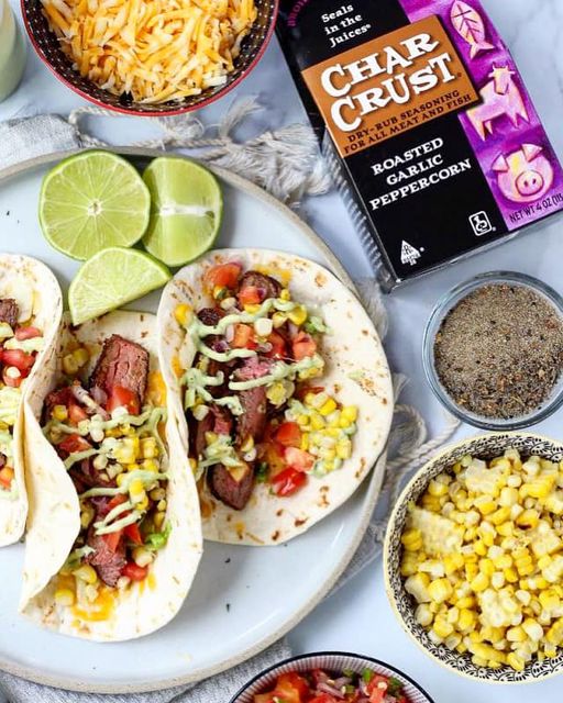Grilled Char Crust® Steak Tacos
&ndash; Char Crust® Dry-Rub Seasonings