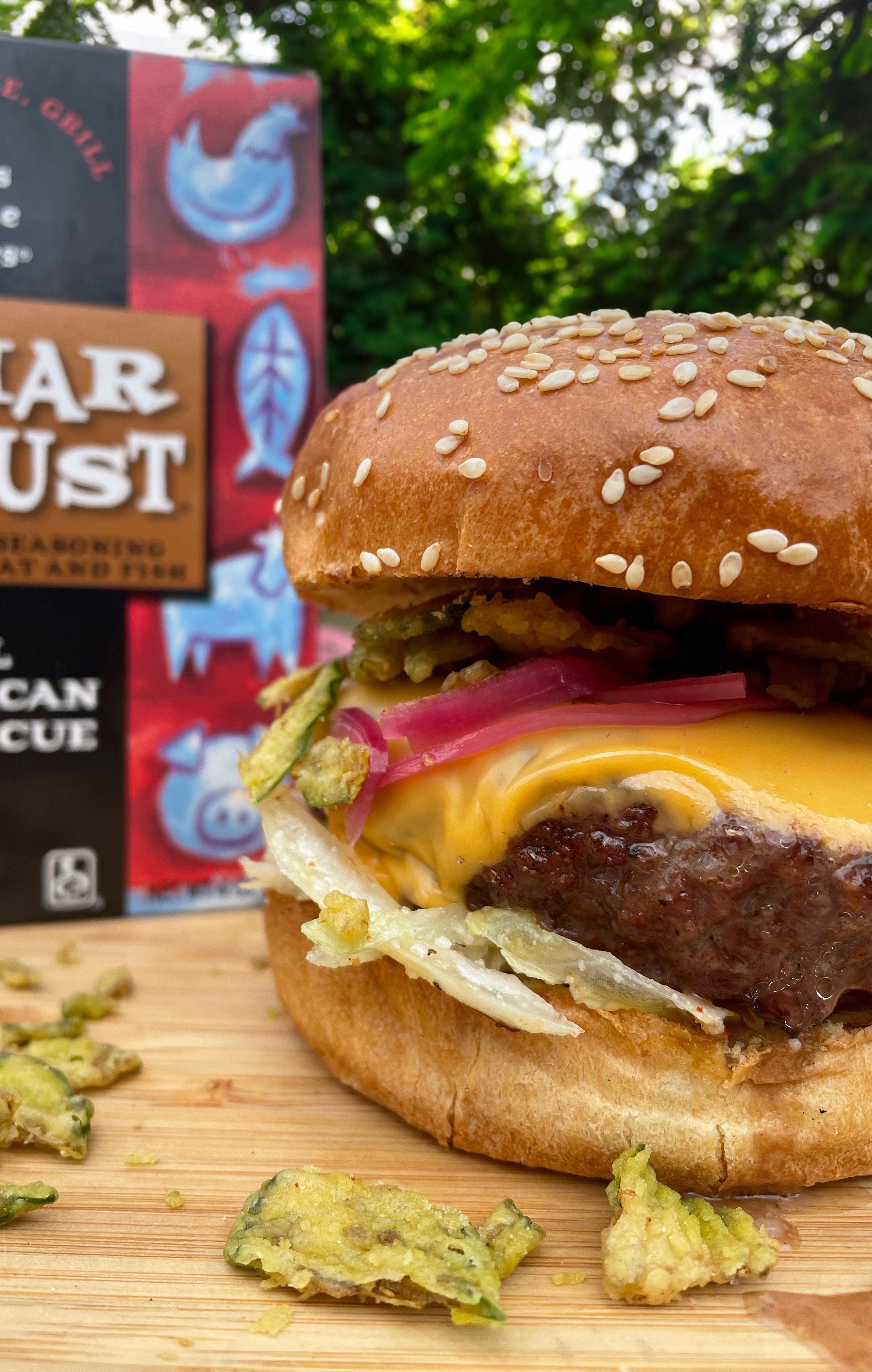 All American Barbecue Cheeseburger