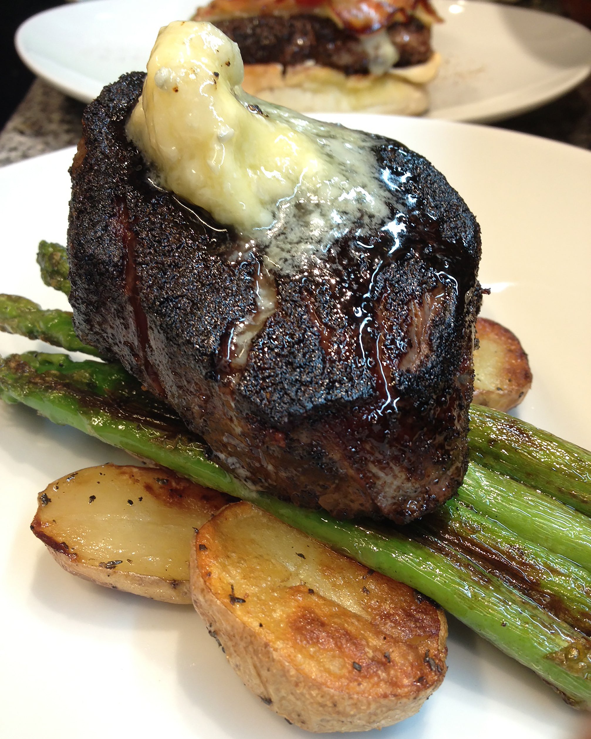 Char-Crusted® Filet Mignon with Gorgonzola Butter
