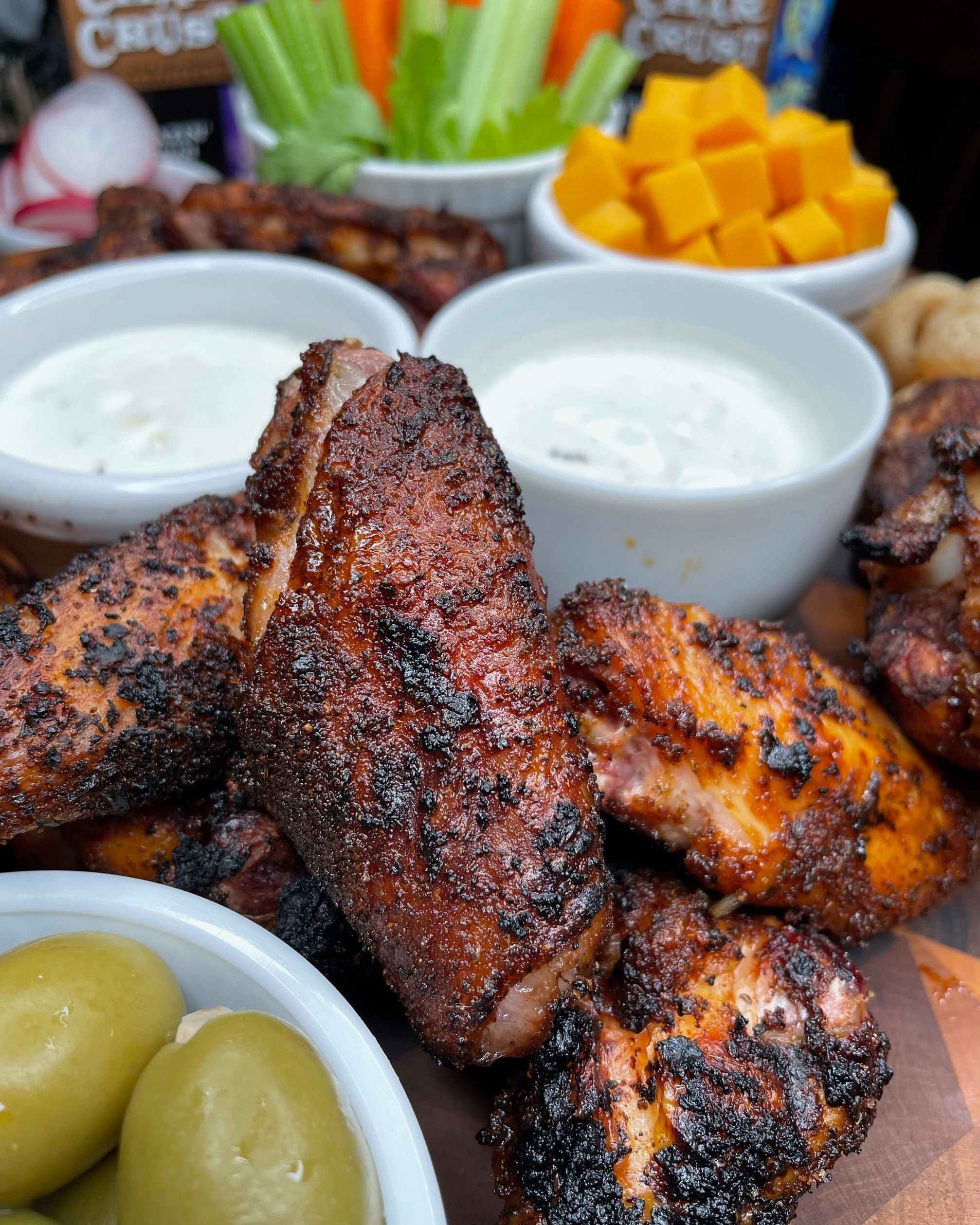 Char Crust Grilled Wings