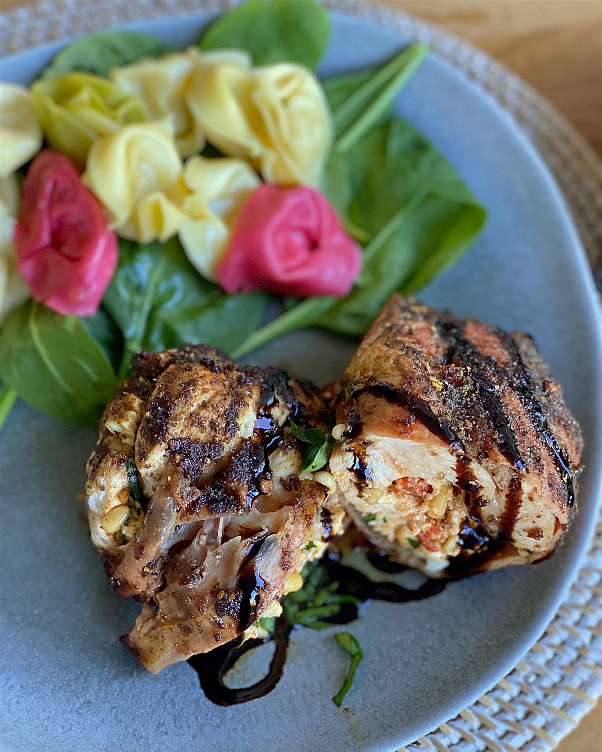Prosciutto-Wrapped Chicken Breast Stuffed with Spinach & Feta